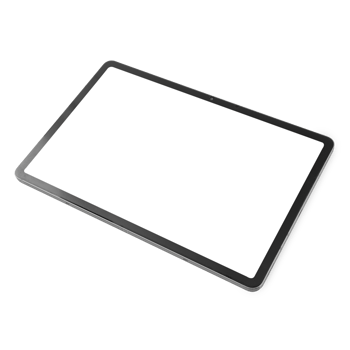 Tablet computer mockup, cutout png