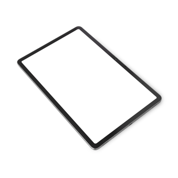 Tablet computer mockup, cutout png
