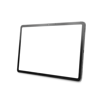Tablet computer mockup, cutout png
