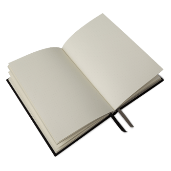 Notebook mockup, cutout png