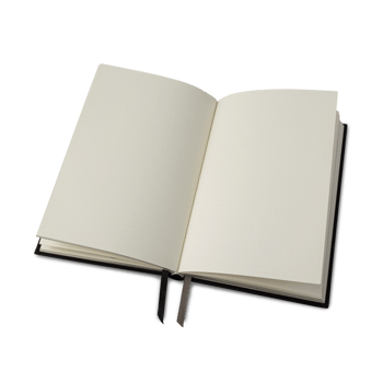 Notebook mockup, cutout png
