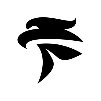 Black Head eagle vector template