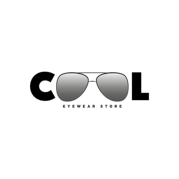 Cool logo design on a white background vector