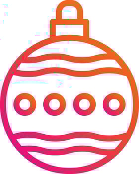 Bauble Vector Icon Design Illustration