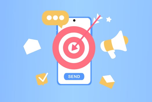 Email marketing template. Digital marketing, e-commerce, social media marketing, business mail, subscribe. Vector illustration concept for website and mobile development. Minimalist flat style.