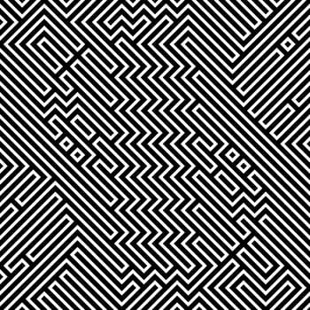 Magic Mystery Maze Geometric Linear Lines vector