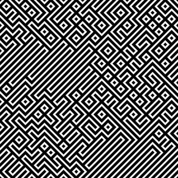 Geometric Mystery Maze Puzzle Complex vector