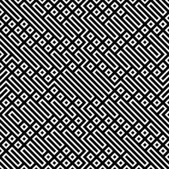 Geometric Linear Black and White Abstract vector