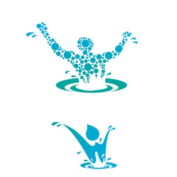 Wellness concept symbols vector