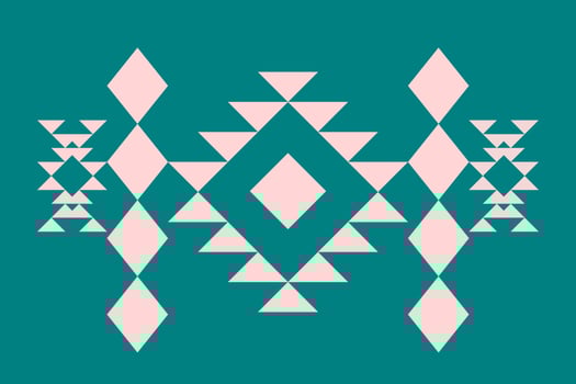 geometric ethnic pattern traditional design for background vector