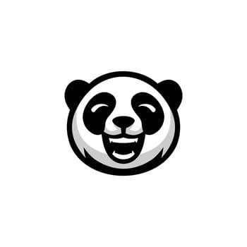 head panda Vector Logo Design