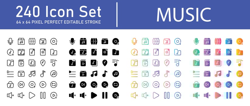 Music Icon Pack vector