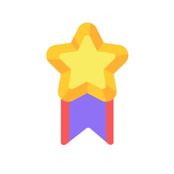 Medals are awarded to the winners of the sporting events. vector