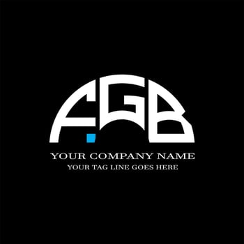 FGB letter logo creative design with vector graphic