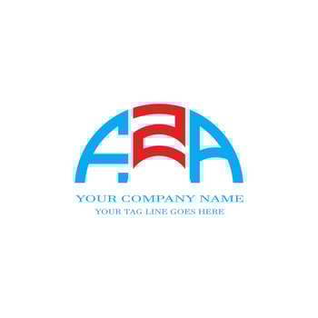 FZA letter logo creative design with vector graphic