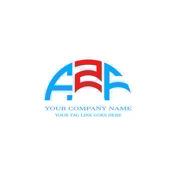 FZF letter logo creative design with vector graphic