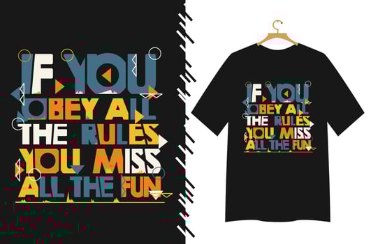 quote typography for t shirt design vector
