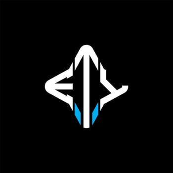 ETY letter logo creative design with vector graphic