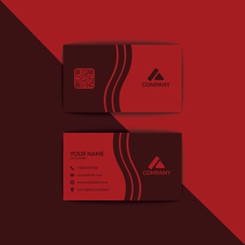 business card template vector
