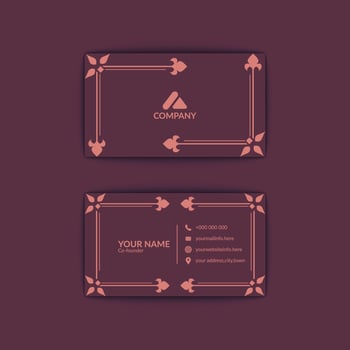 modern business card vector