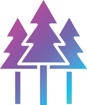 Forest Vector Icon Design Illustration