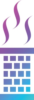 Chimney Vector Icon Design Illustration
