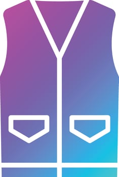 Vest Vector Icon Design Illustration