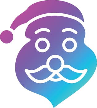 Santa claus Vector Icon Design Illustration