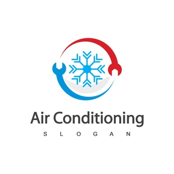 Air Conditioning Logo, HVAC Logo Concept vector