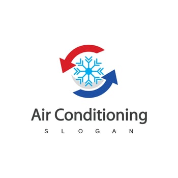 Air Conditioning Logo, HVAC Logo Concept vector