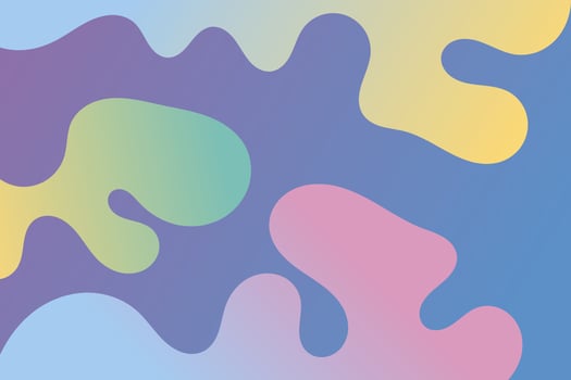 Fluid background with light colors beautiful purple blue background vector