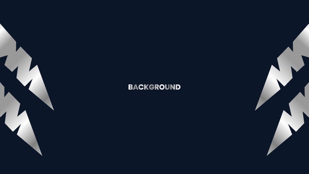 Silver metalic modern background vector