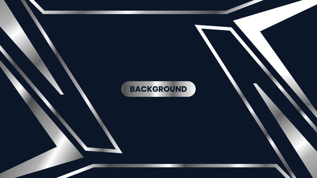 Silver metalic modern background vector