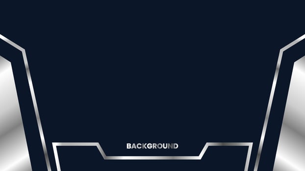 abstract silver metalic modern background vector