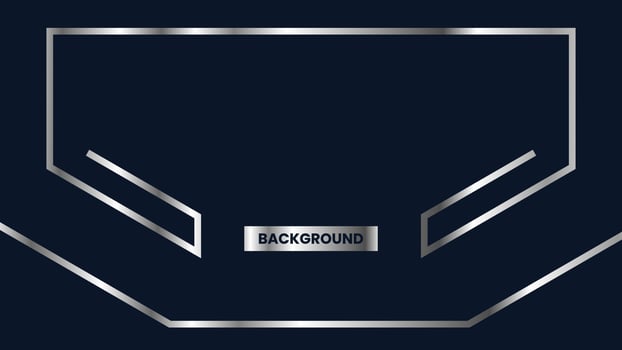 Silver metalic modern background vector