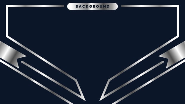 Silver metalic modern background vector