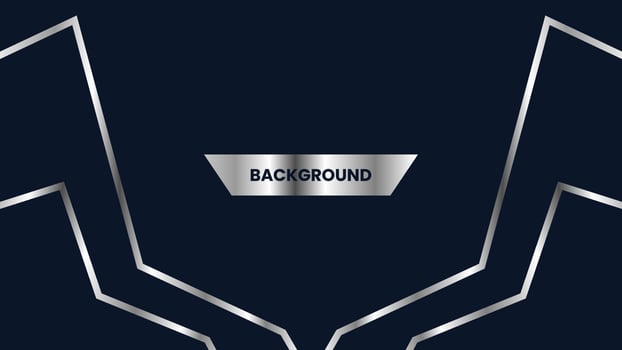 Silver metalic modern background vector