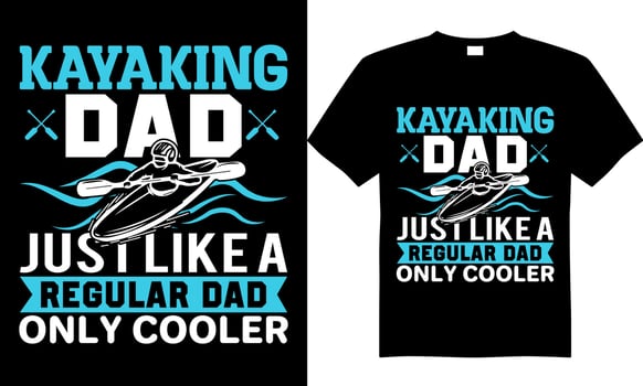 Kayaking t-shirt design vector file free download