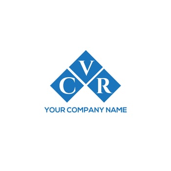 CVR creative initials letter logo concept. CVR letter design.CVR letter logo design on white background. CVR creative initials letter logo concept. CVR letter design. vector