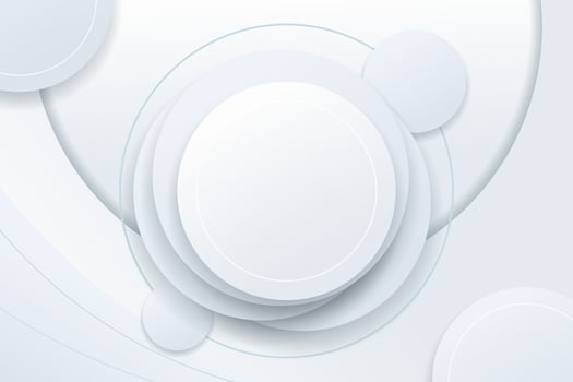 white geometric circle round luxury elegant background for technology or science vector