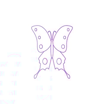 butterfly icon design vector