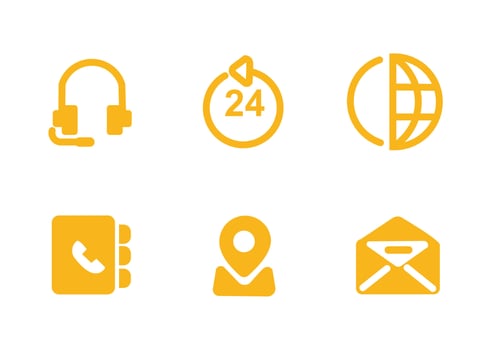 vector design, communication form icon set