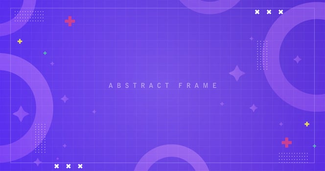 modern background abstract frame, colorful, light purple gradient with circle and star pattern, business, etc, eps 10 vector
