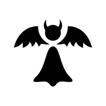 Cute demon vector icon. Demons vector
