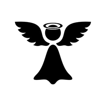 Angel Wings with halo vector icon inspiration