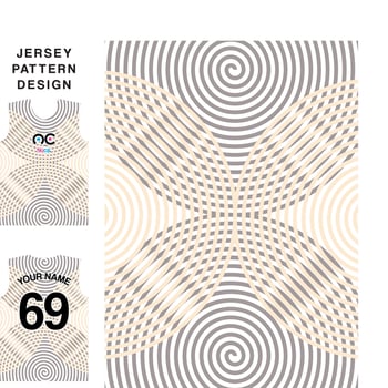 Abstract concept vector jersey pattern template for printing or sublimation sports uniforms football volleyball basketball e-sports cycling and fishing Free Vector.