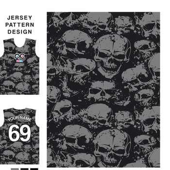 Abstract concept vector jersey pattern template for printing or sublimation sports uniforms football volleyball basketball e-sports cycling and fishing Free Vector.