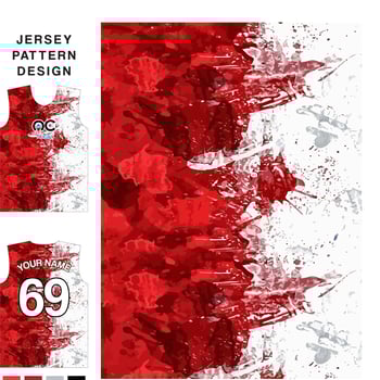 Abstract concept vector jersey pattern template for printing or sublimation sports uniforms football volleyball basketball e-sports cycling and fishing Free Vector.