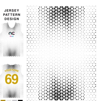 Abstract concept vector jersey pattern template for printing or sublimation sports uniforms football volleyball basketball e-sports cycling and fishing Free Vector.