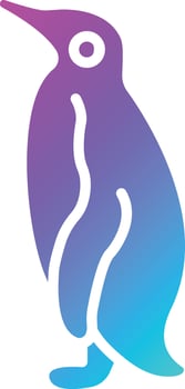 Penguin Vector Icon Design Illustration